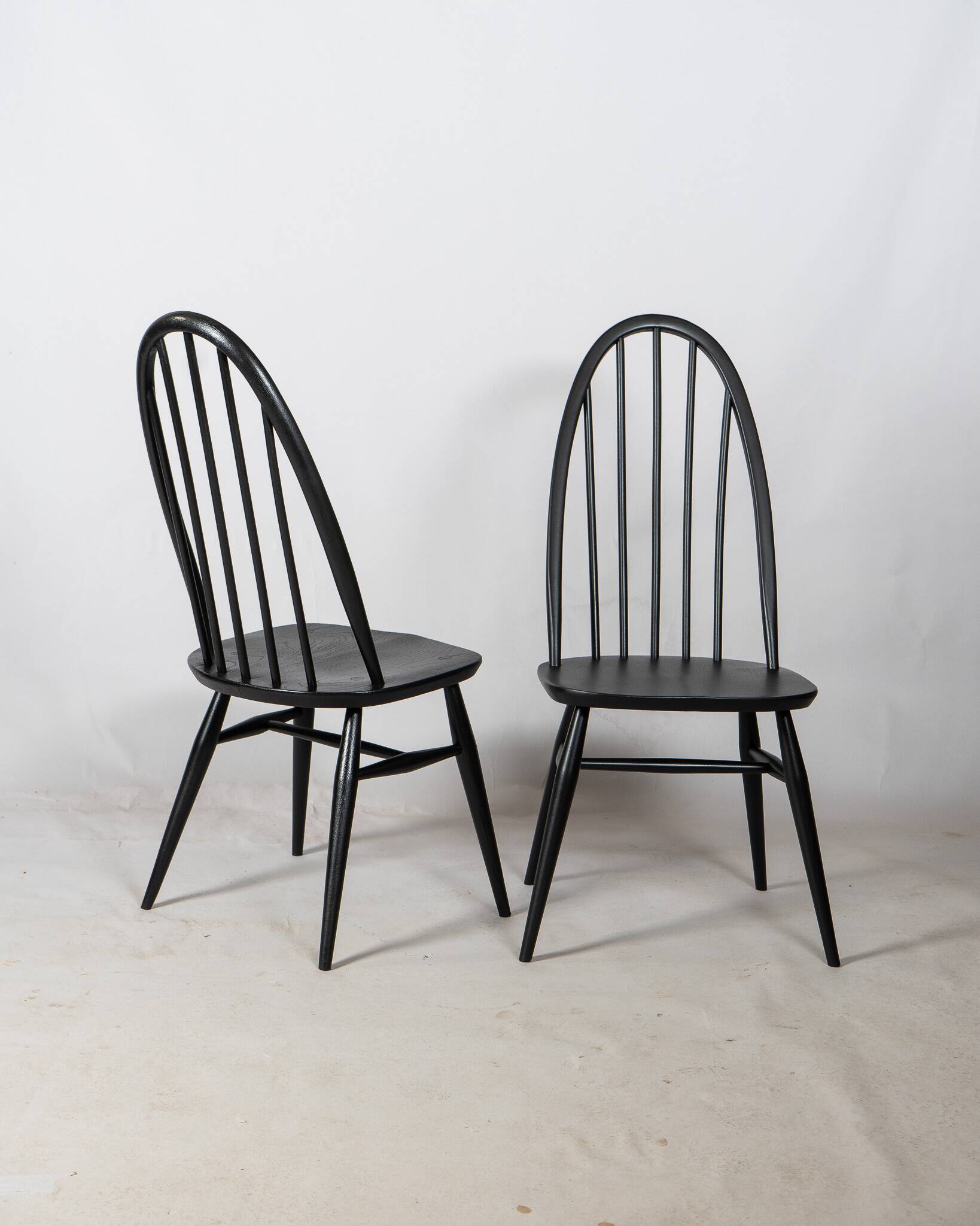 Black Quaker Chair by L. Ercolani for Ercol