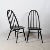 Black Quaker Chair by L. Ercolani for Ercol