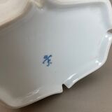 Large Op Art Vase Porcelain German Vase by Fürstenberg Ceramics, Germany, 1970s