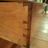 Meuble de métier écritoire en noyer XIXème