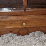 Provençal walnut display case