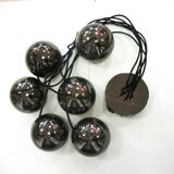 Space age 6 ball light fixture