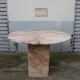 Pink marble dining table