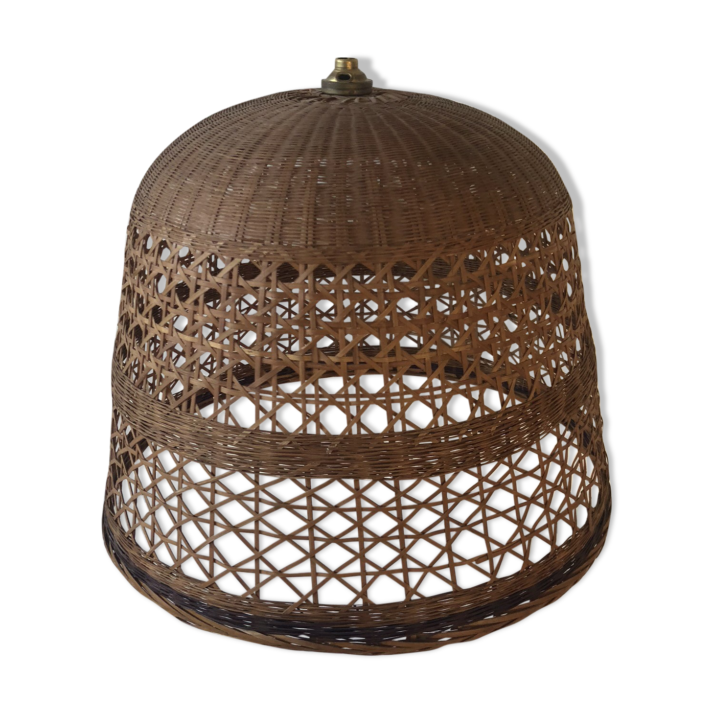 Vintage wicker suspension