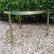 ROUND COFFEE TABLE IN VINTAGE BRASS 1960