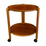 Danish midcentury foldable service trolley 60s