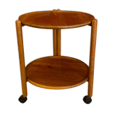 Danish midcentury foldable service trolley 60s