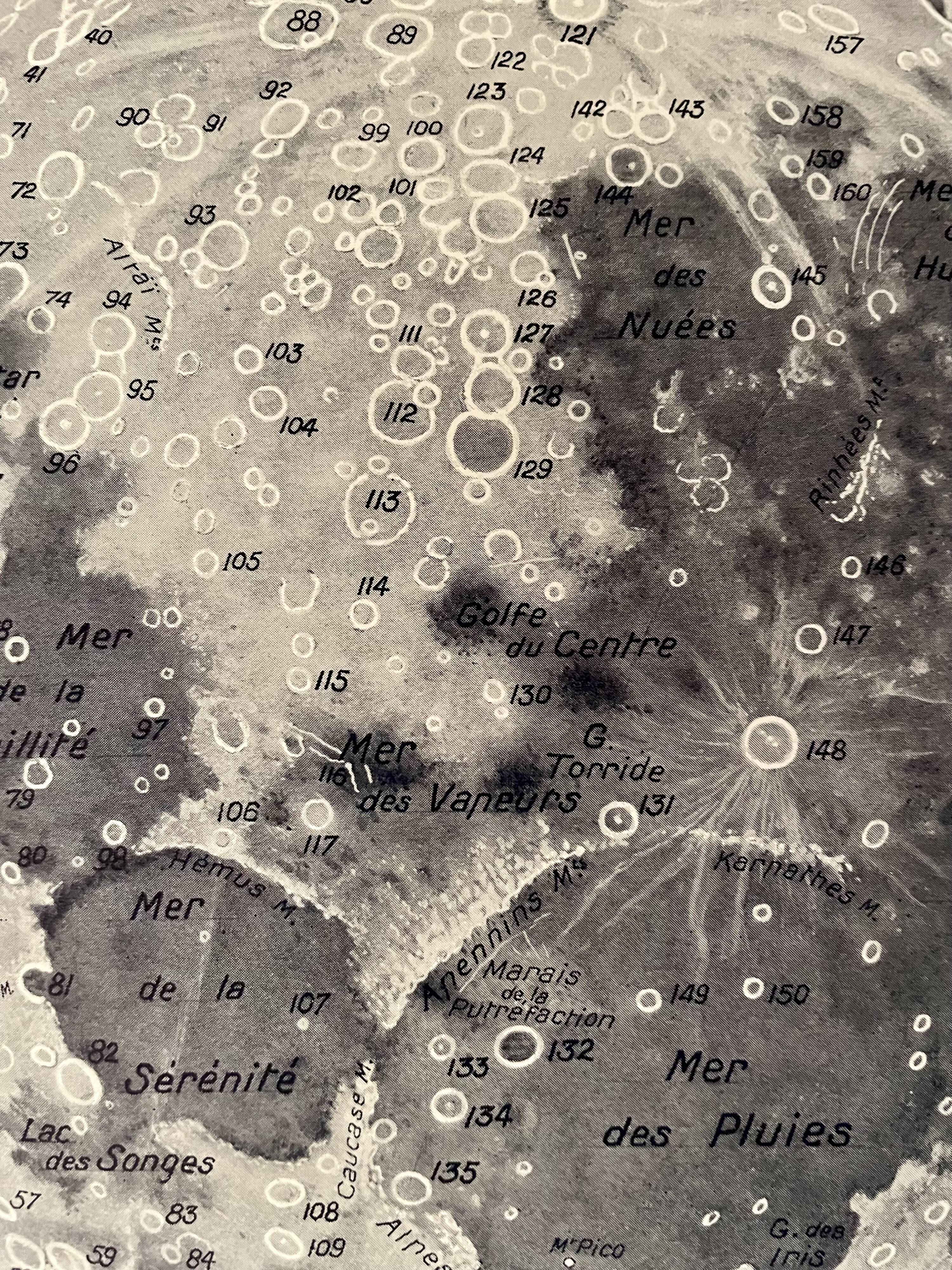 Photographic plate on the moon - 1930