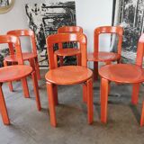 Set of 6 rey chairs by bruno rey for kusch and co