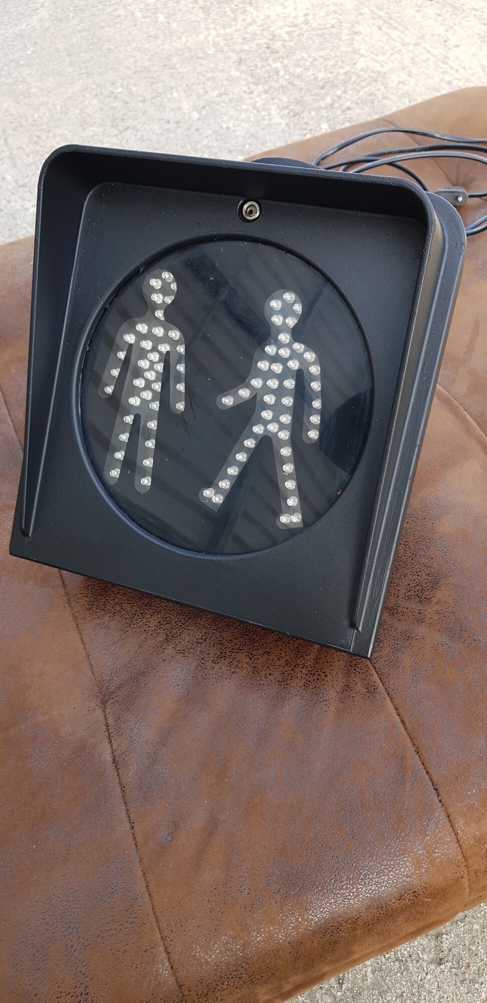 Former pedestrian crossing lights downgraded from the city of Paris