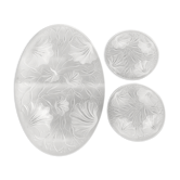 Set under crystal plate VERLYS France, 1930