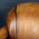 Vintage 20thc pair of dutch leather club chairs c.1980