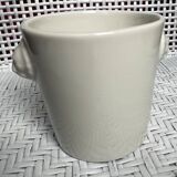 White porcelain pot cover limoges lion's head