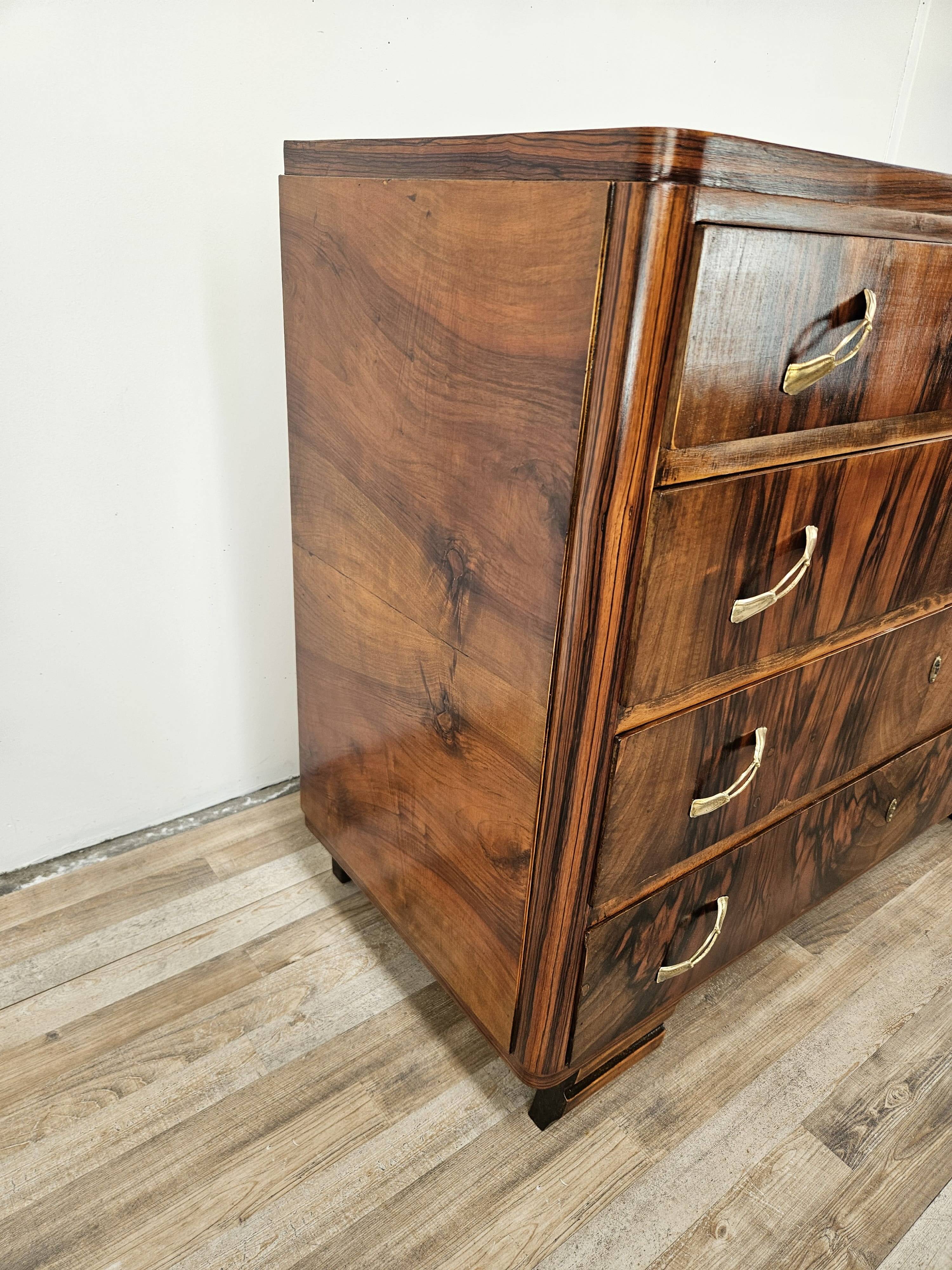 Commode Art Déco en bruyère, 1930-1940