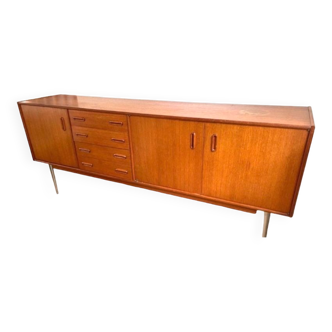 Enfilade scandinave vintage en teck, enfilade des années 60, 70