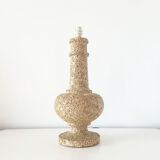 Reconstructed stone lamp base 1970