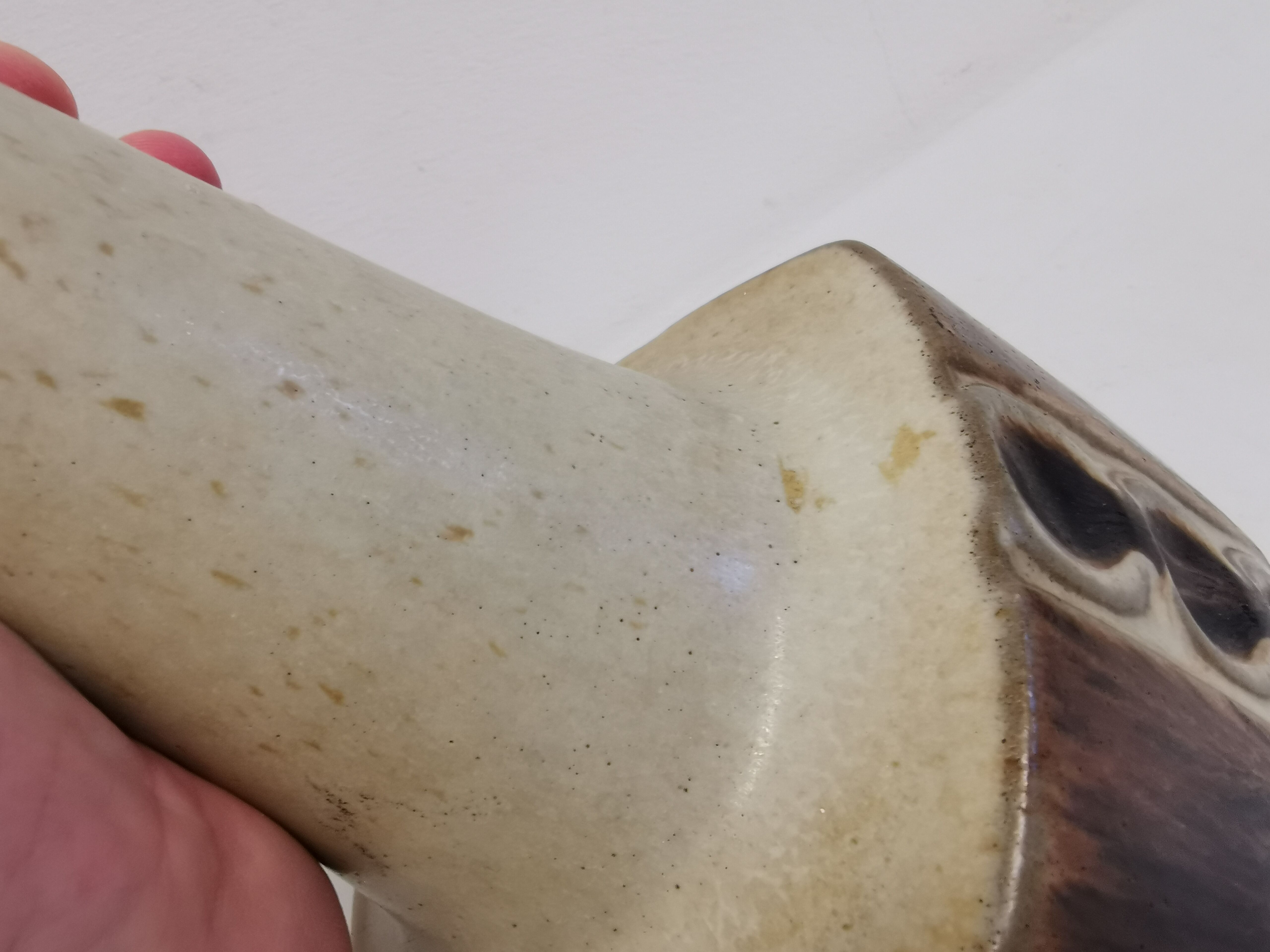 Danish ceramic table lamp, designed by Marianne Starck for Michael Andersen & Sons, 1960s