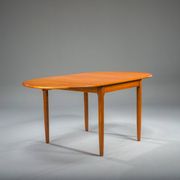 Table pliante danoise en teck moderne du milieu du siècle, années 1960