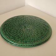 Vintage ceramic braided model tablecloth