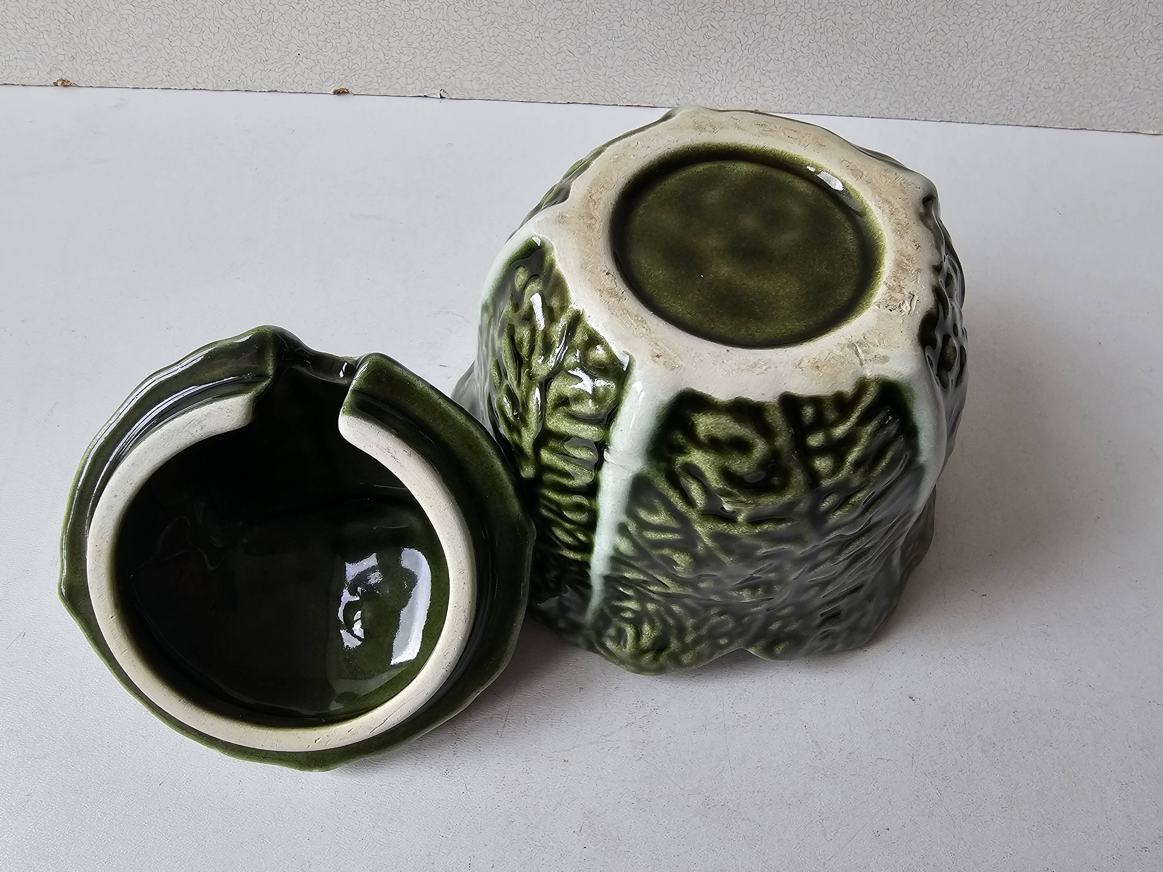Condiment pot - Sauce boat - small cabbage soup tureen diameter 12cm