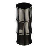Petit vase bambou en métal, 1970s