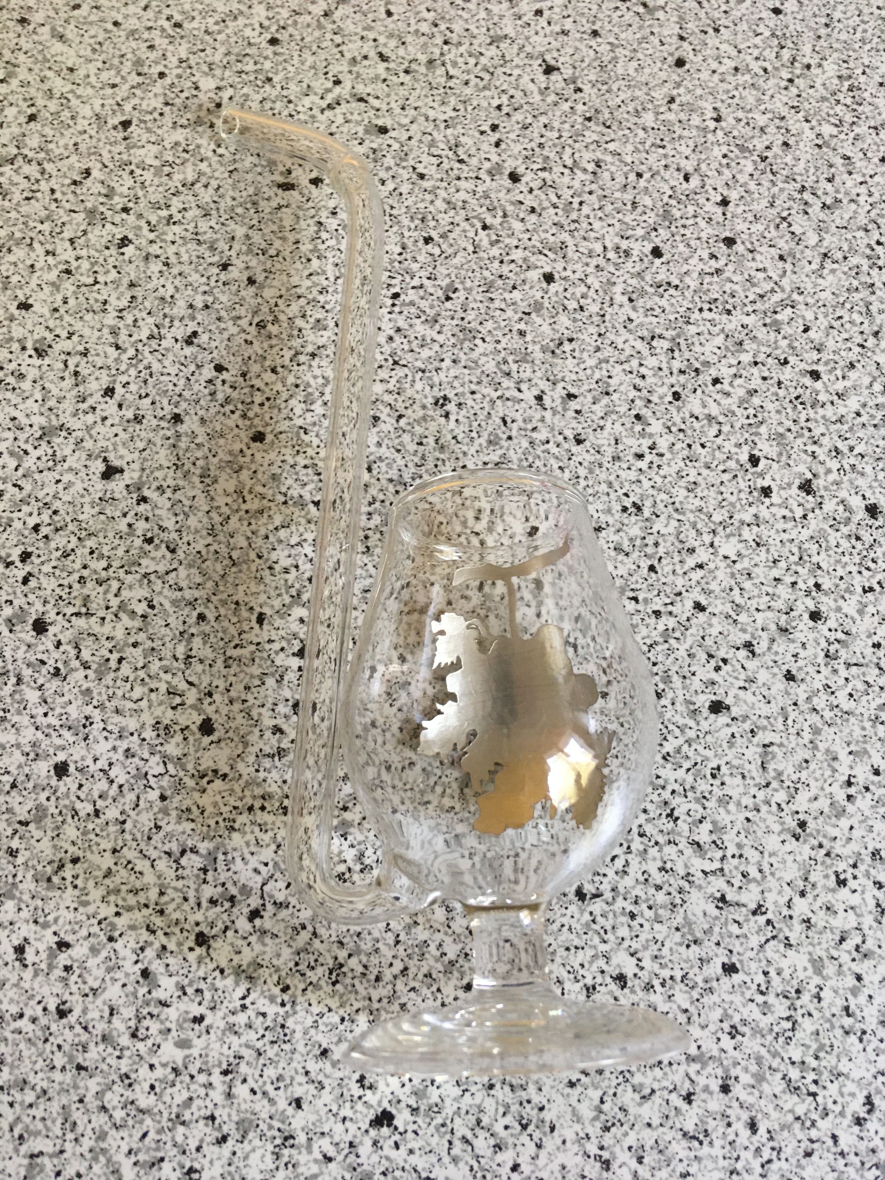 Glass pipe in Cognac and Armagnac