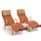 Paire de chaises longues vintage Pernilla-3 par Bruno Mathsson