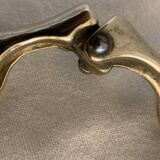 Pair of nutcrackers or anthropomorphic hazelnuts in bronze