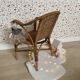 Fauteuil en osier