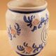 Ancien pot à pharmacie en faience vintage