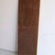 Long miroir en bois et stuc doré vintage