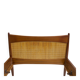 Pair of teak and rattan bed frames by Børge Mogensen