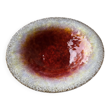 Art enamel coupe from Limoges signed Duban and Christel.
