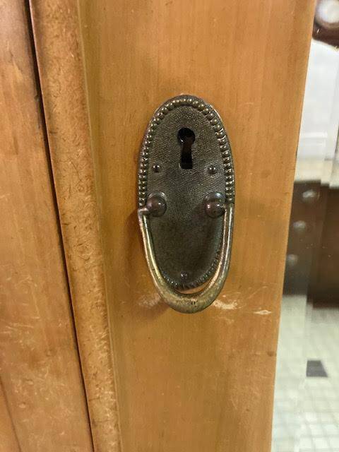 Large art deco 3-door wardrobe