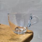 Quintet transparent glass coffee cups