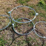 Chrome nesting coffee table