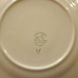 Ancien service à dessert en porcelaine Céranord, 13 pièces