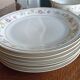 6 flat porcelain plates from Châtres-sur-Cher - Lot n°2