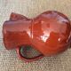Glazed terracotta pitcher