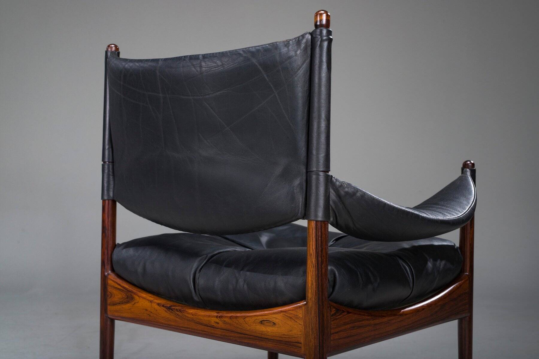 Mid-century modern Danish armchairs and coffee table by Kristian Vedel for Sören Willadsen, 1960s, set of 3