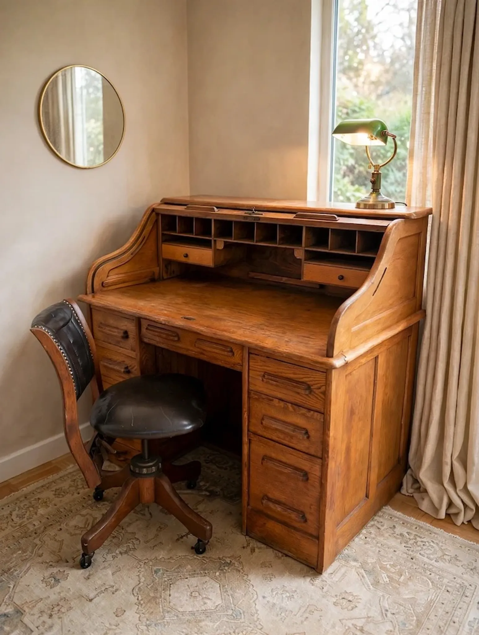 Bureau américain à cylindre 1930