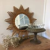 Brass art deco cut