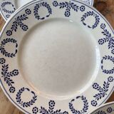 Luneville earthenware plates from 1890