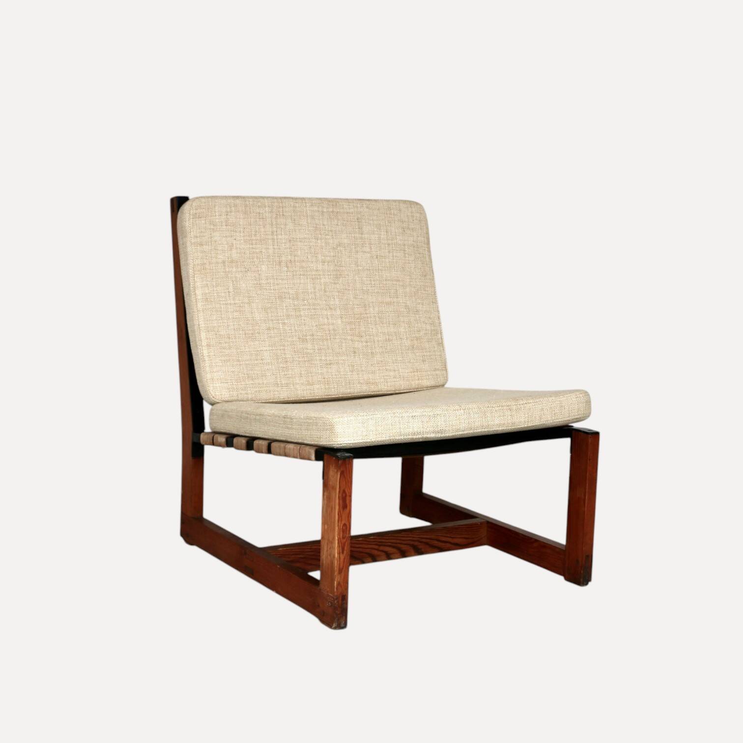A pair of armchairs, France, 1960s.
