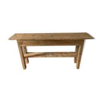 Solid wood console