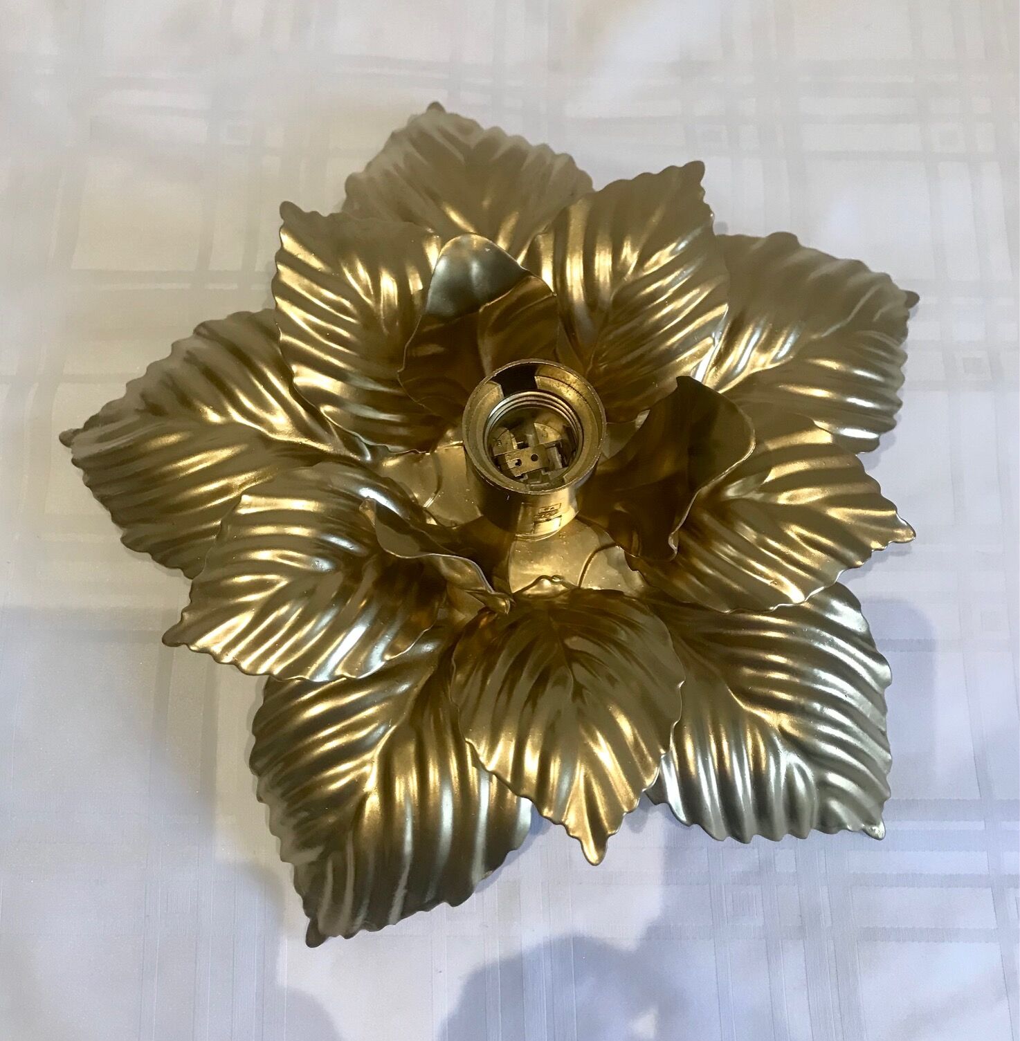 Pair of flower sconces