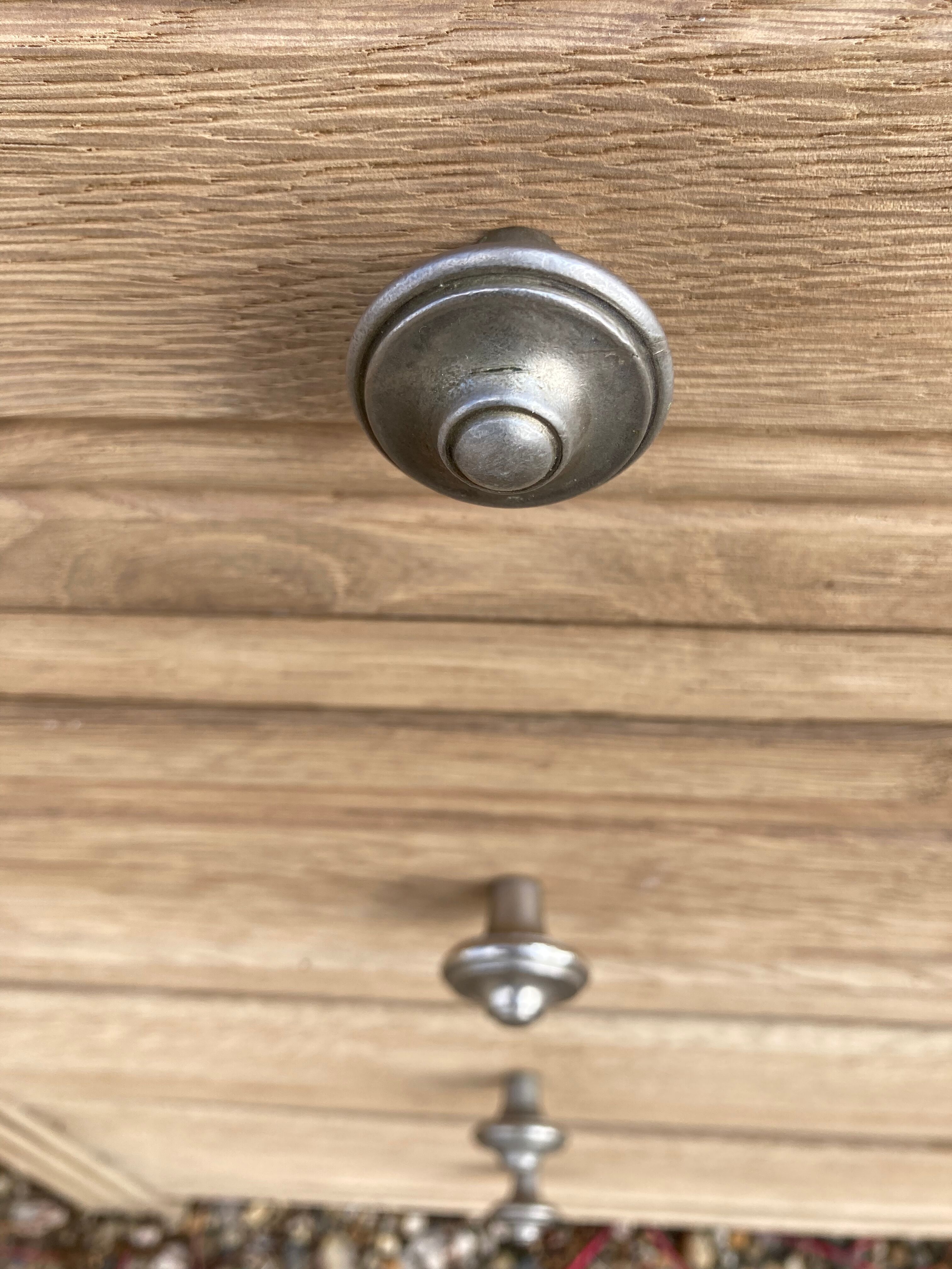 Art Deco chest of drawers in solid oak