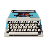 Typewriter ADAPTA 300 years 70, Made in France new ribbon
