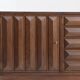 Spanish brutalist sideboard solid wood