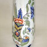 Vase Desvres Fourmaintraux Rouen Molicorne cornucopia of plenty